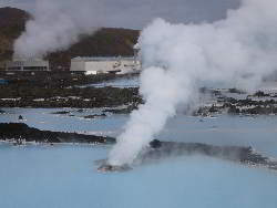Iceland geothermal facilities near Grindavík