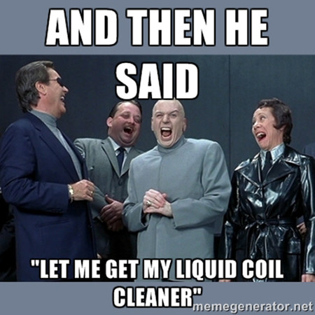 After CoilShot HVAC Funny Memes SpeedClean