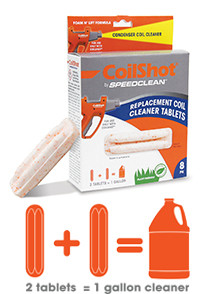 Cleaning Tablets CoilShot Launch SpeedClean