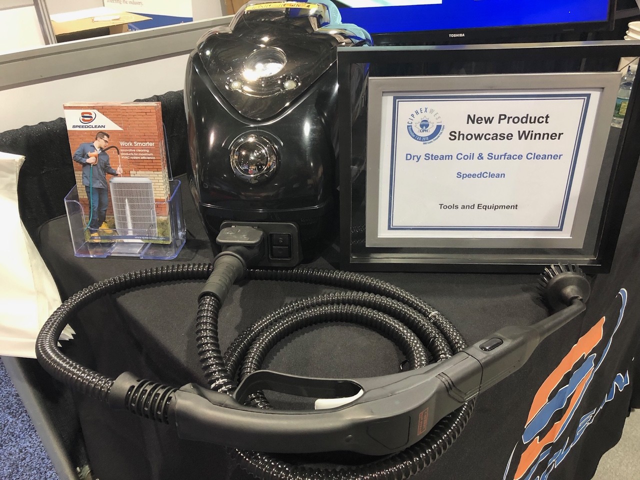 SpeedClean’s Dry Steam Coil & Surface Cleaner is a Winner at CIPHEX West!