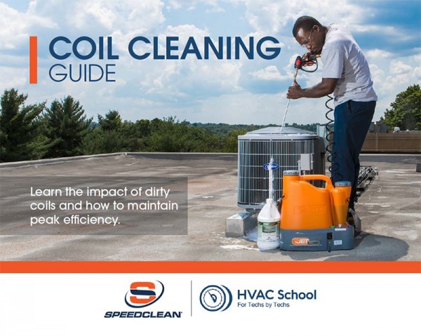 SpeedClean and HVAC School Release Free “Coil Cleaning Guide” E-book to Educate Contractors on Best Practices and Real Data